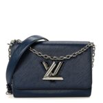 Epi Twist Shoulder Bag MM Navy