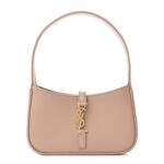 Smooth Calfskin Le 5 A 7 Mini Hobo Dark Beige
