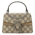 GG Supreme Monogram Mini Dionysus Top Handle Bag Taupe