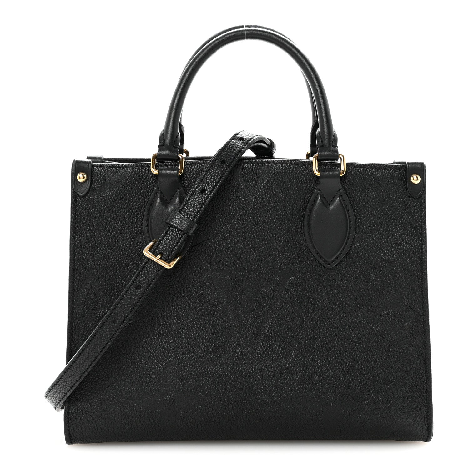 323e1178f902e006cfc4b4fdabe51ea5.jpg Empreinte Monogram Giant Onthego PM Black - Image 1