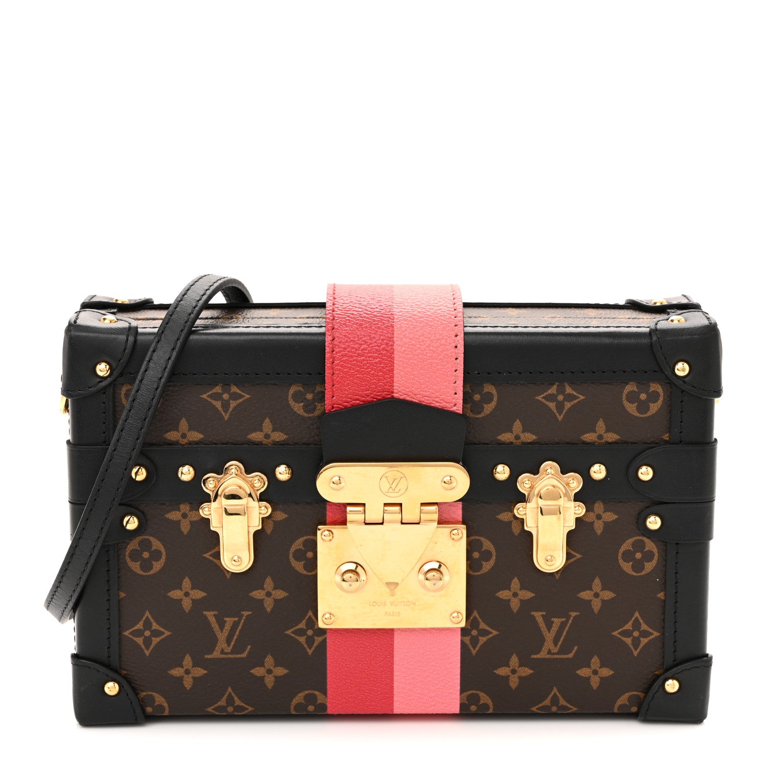 390079ace5c7d672efc9100e478325f2.jpg Monogram Stripes Petite Malle - 图片 1