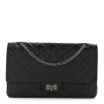 Aged Calfskin Quilted 2.55 Reissue 227 Flap Dark Grey