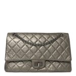 Metallic Aged Calfskin Quilted 2.55 Reissue 226 Flap Dark Gold