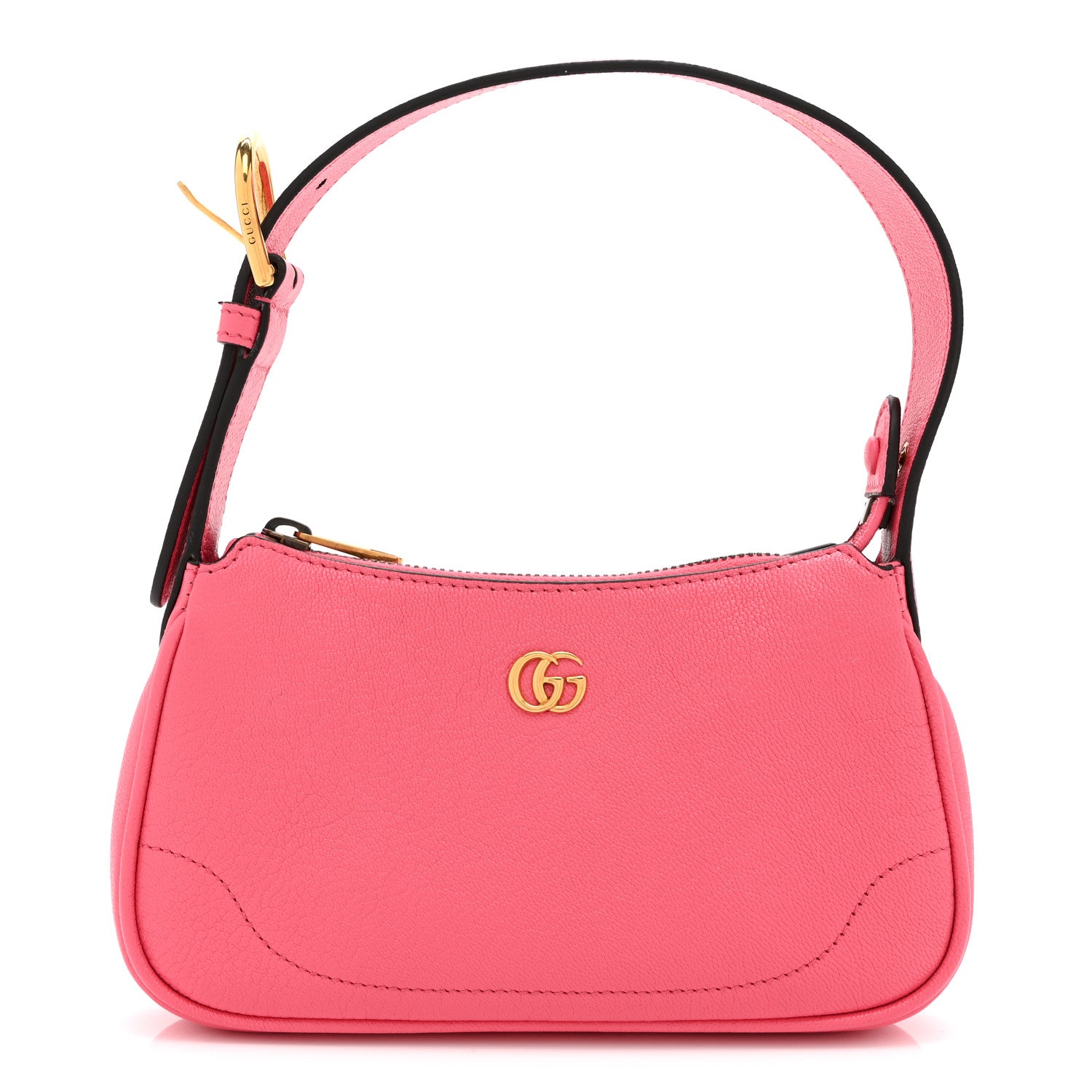 Goatskin Mini Aphrodite Shoulder Bag Rhodamine Pink