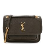 Grained Lambskin Monogram Mini Niki Chain Satchel Light Musk