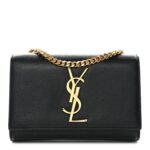 Grain De Poudre Small Monogram Kate Satchel Black