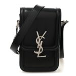 Smooth Calfskin Mini Solferino Satchel Black