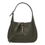 Grand Prix Calfskin Medium Jackie 1961 Hobo Dark Green