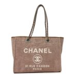 Canvas Small Deauville Tote Ecru