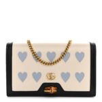 Calfskin Lovelight Mini Diana Chain Bag Mystic White Paradise Cloude