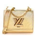 Epi Twist Shoulder Bag PM Gold