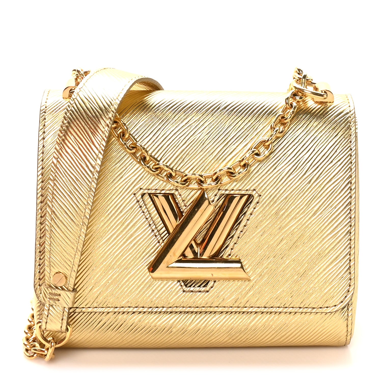 Epi Twist Shoulder Bag PM Gold