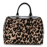 Jacquard Velvet Leopard Print Stephen Sprouse Speedy