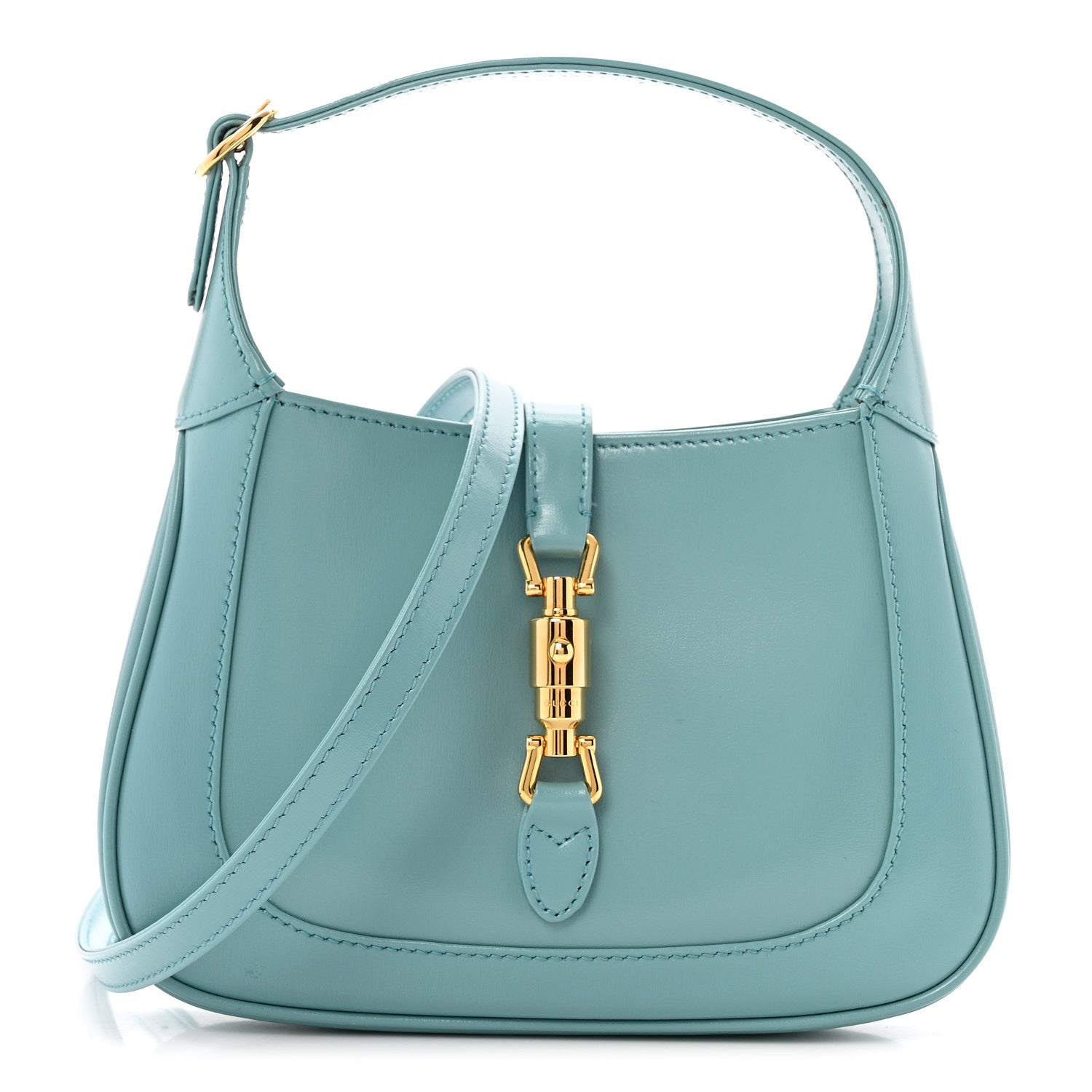 Boarded Dyana Lux Calfskin Mini Jackie 1961 Hobo Dusty Azure