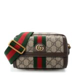 GG Supreme Monogram Web Mini Ophidia Bag Beige Ebony