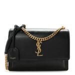 Calfskin Medium Monogram Sunset Black