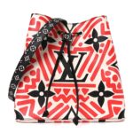 Monogram Giant Crafty NeoNoe MM Creme Rouge Black