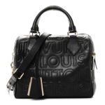 Calfskin Embossed Mini Cube Speedy Black
