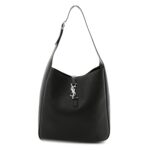 Smooth Calfskin Large Le 5 A 7 Soft Hobo Black