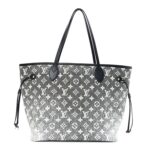 Denim Monogram Jacquard Neverfull MM Grey
