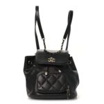 Caviar Quilted Mini Business Affinity Backpack Black