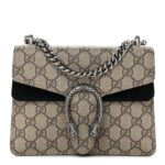 GG Supreme Monogram Mini Dionysus Shoulder Bag Black