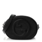 Sakai Be Green Calfskin Diagonal Stitched Mini Blondie Shoulder Bag Craclet Brown