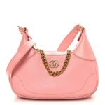 Goatskin Small Aphrodite Shoulder Bag Wild Rose