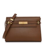 Smooth Calfskin Manhattan Shoulder Bag Brick