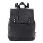 Grained Calfskin Sac De Jour Backpack Navy