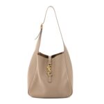 Smooth Calfskin Small Le 5 A 7 Soft Hobo Dusty Grey
