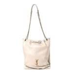 Lambskin Matelasse Monogram Medium Jamie 4.3 Pochon Blanc Vintage