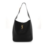 Smooth Calfskin Large Le 5 A 7 Soft Hobo Black