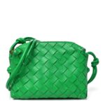 Nappa Intrecciato Mini Loop Camera Bag Parakeet