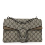 GG Supreme Monogram Small Dionysus Shoulder Bag Taupe