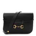 Azalea Calfskin Horsebit 1955 Shoulder Bag Black