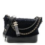 Shearling Small Gabrielle Hobo Navy