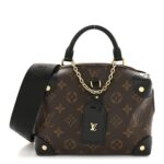 Monogram Petite Malle Souple Black