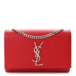 Grain De Poudre Small Monogram Kate Satchel Red