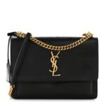 Calfskin Medium Monogram Sunset Black