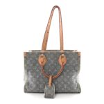 Monogram Denim Onthego MM Washed Grey