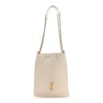 Lambskin Matelasse Monogram Medium Jamie 4.3 Pochon Blanc Vintage