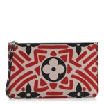 Monogram Giant Crafty Neverfull MM GM Pochette Creme Rouge Black