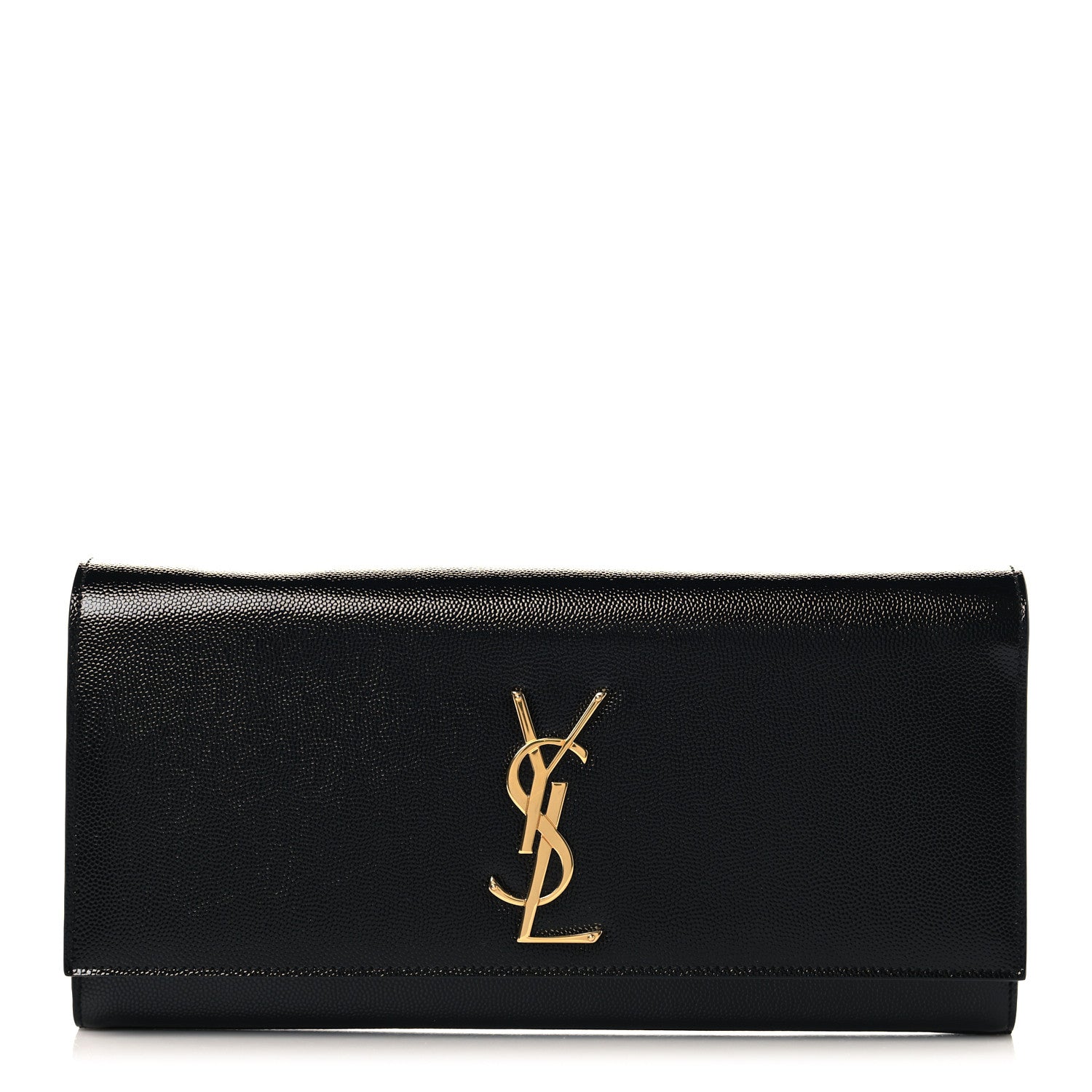 ef9c9df137047ad67705ba340911d80c.jpg Grain De Poudre Monogram Cassandre Clutch Black - Image 1