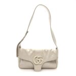 Goatskin Small GG Monochrome Aphrodite Shoulder Bag Mystic White