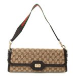 GG Monogram Medium Luce Shoulder Bag Beige Ebony