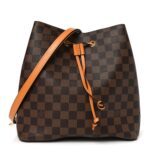 Damier Ebene Neonoe MM Safran