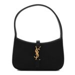 Satin Le 5 A 7 Mini Hobo Black