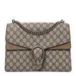 GG Supreme Monogram Medium Dionysus Shoulder Bag Taupe