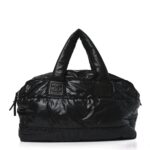 Nylon Coco Cocoon Large Reversible Tote Black